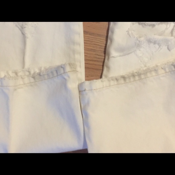 Like new! Hollister distressed white bootcut jeans - Picture 8 of 8